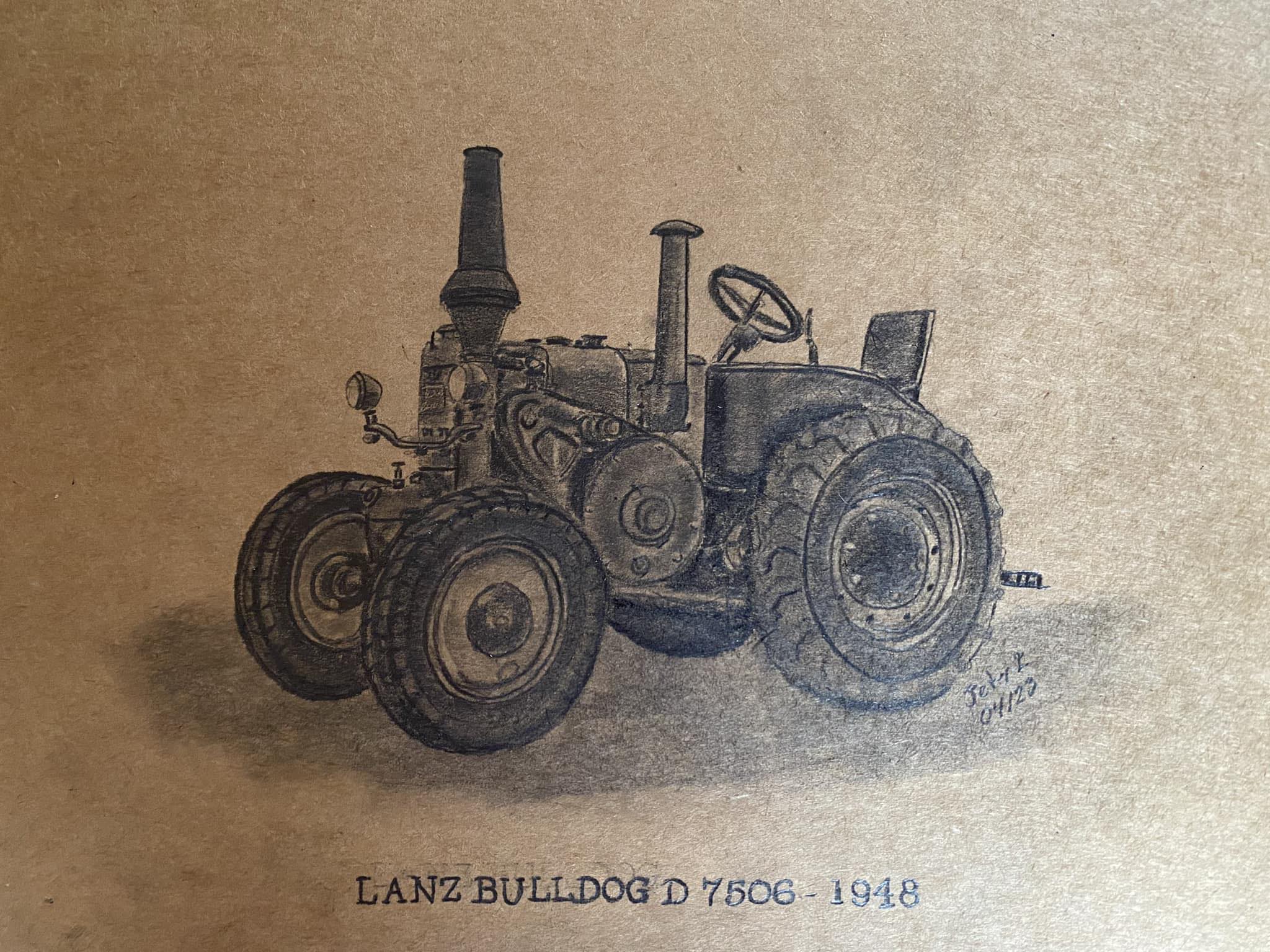 Zeichnung Lanz Bulldog